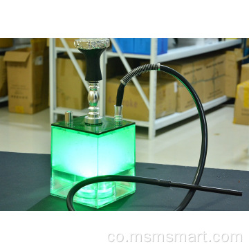 2 tubi 500 puff led shisha acrilico